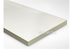 Polyuretanová deska PU100, tloušťka 5mm, šíře 1000x2000mm, 50°ShA, PU, -30°C/+80°C, transparentní